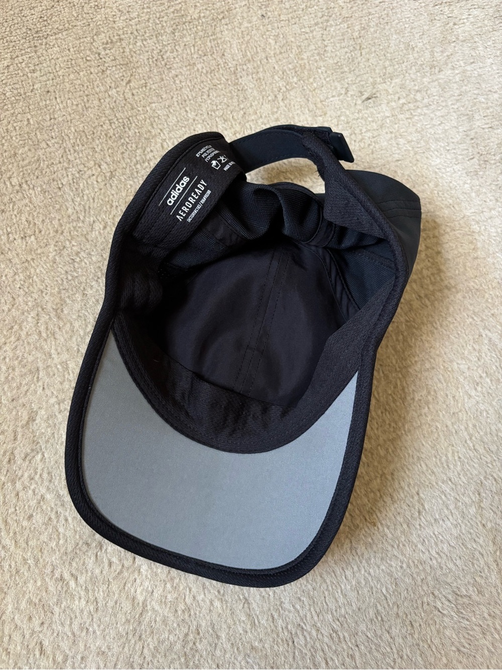 adidas Black Athletic Logo Cap - Picture 2 of 2